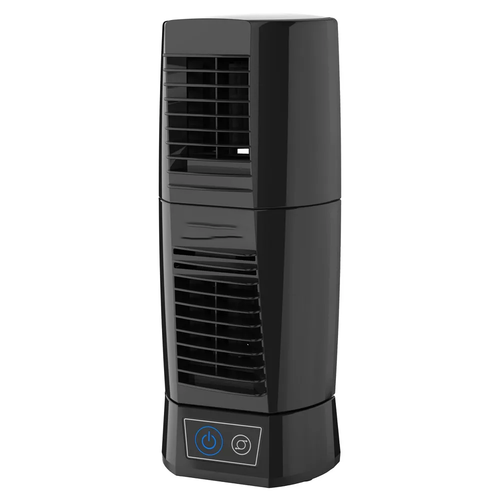 2 Speed Desktop Oscillating Tower Fan 360° Pivoting Head